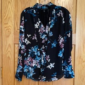 White House Black Market lined blouse